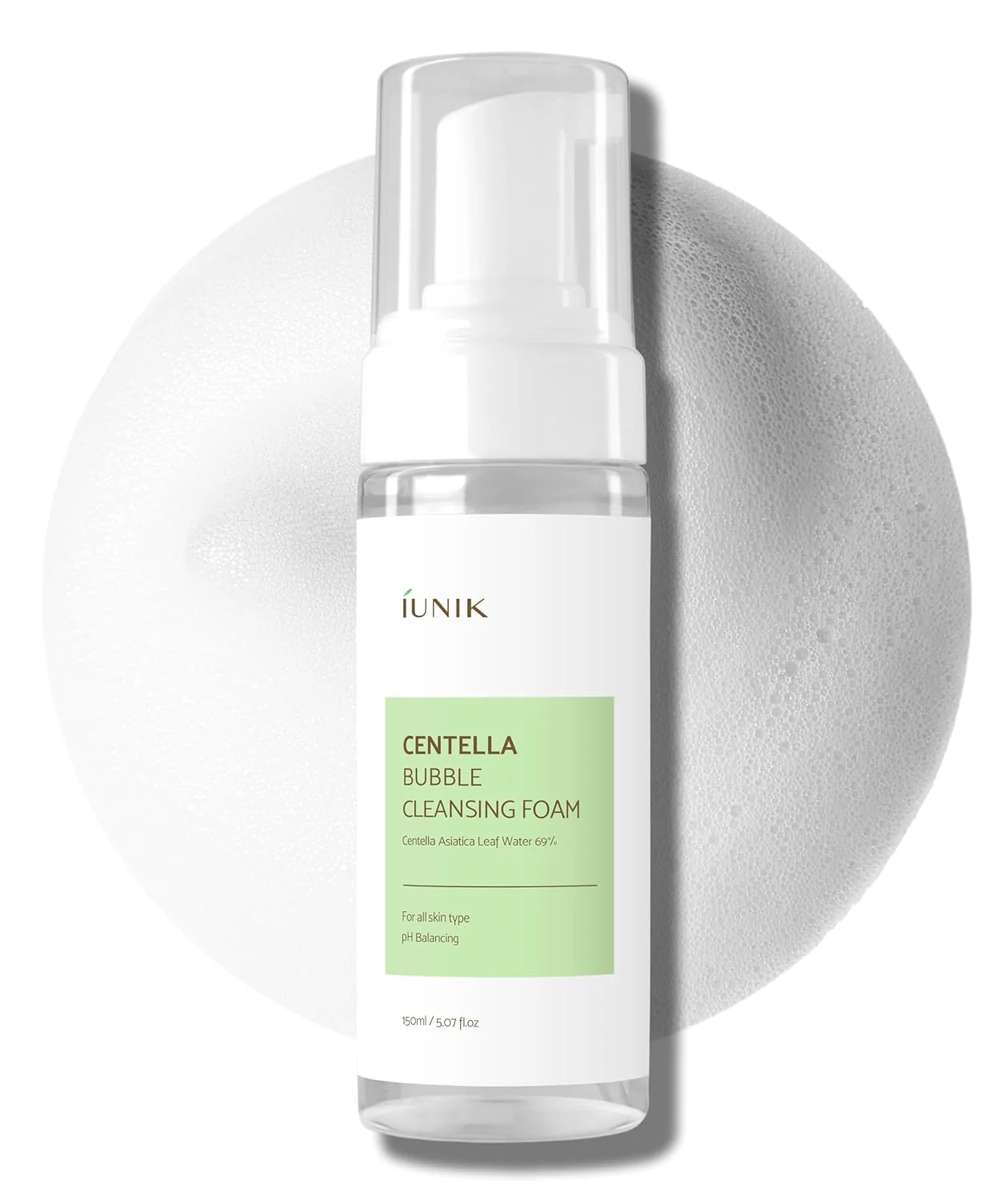 iUNIK Centella Bubble Cleansing Foam (150ml)