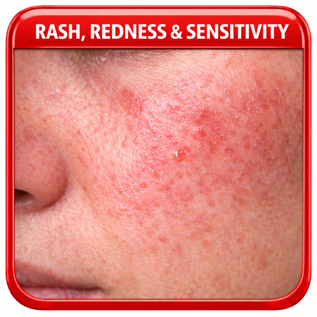 Rash, Redness & Sensitivity