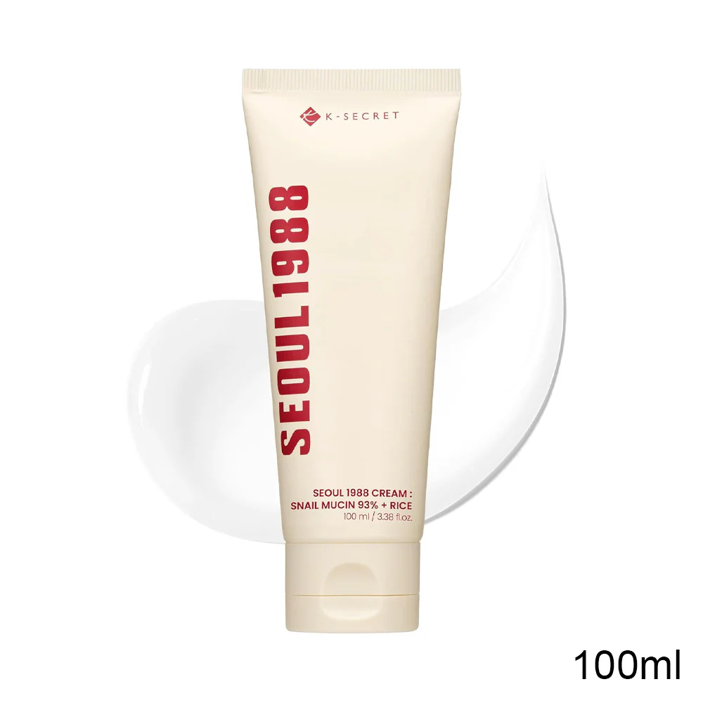 KSecret Seoul 1988 Cream : Snail Mucin 93 + Rice (100ml)