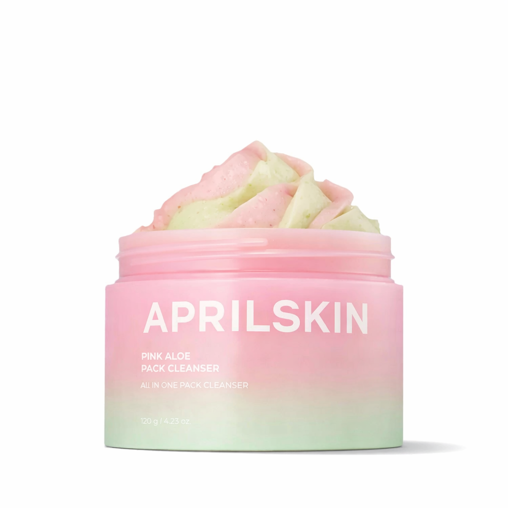 APRIL SKIN Pink Aloe Pack Cleanser 120g